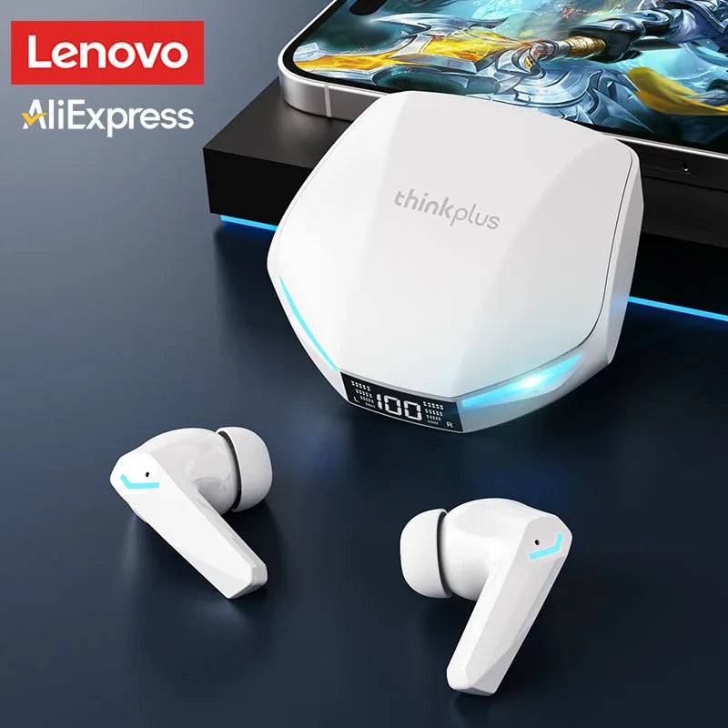 New Lenovo XT53 Wireless 5.4 Earbuds with LED Digital Display and Waterproof Gaming Earbuds