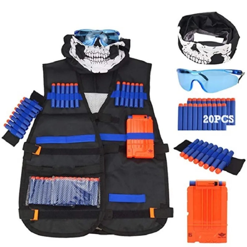 Electric Darts Toy Airsoft or Nerf Gun 7.2CM Hole Head Bullets Foam. Safe Sucker Bullet for Nerf Blasters Toy for Children