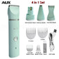 Professional Silent Cat & Dog Hair Trimmer. Paws Nail Grinder Animal. USB Rechargeable Pet Grooming Clipper
