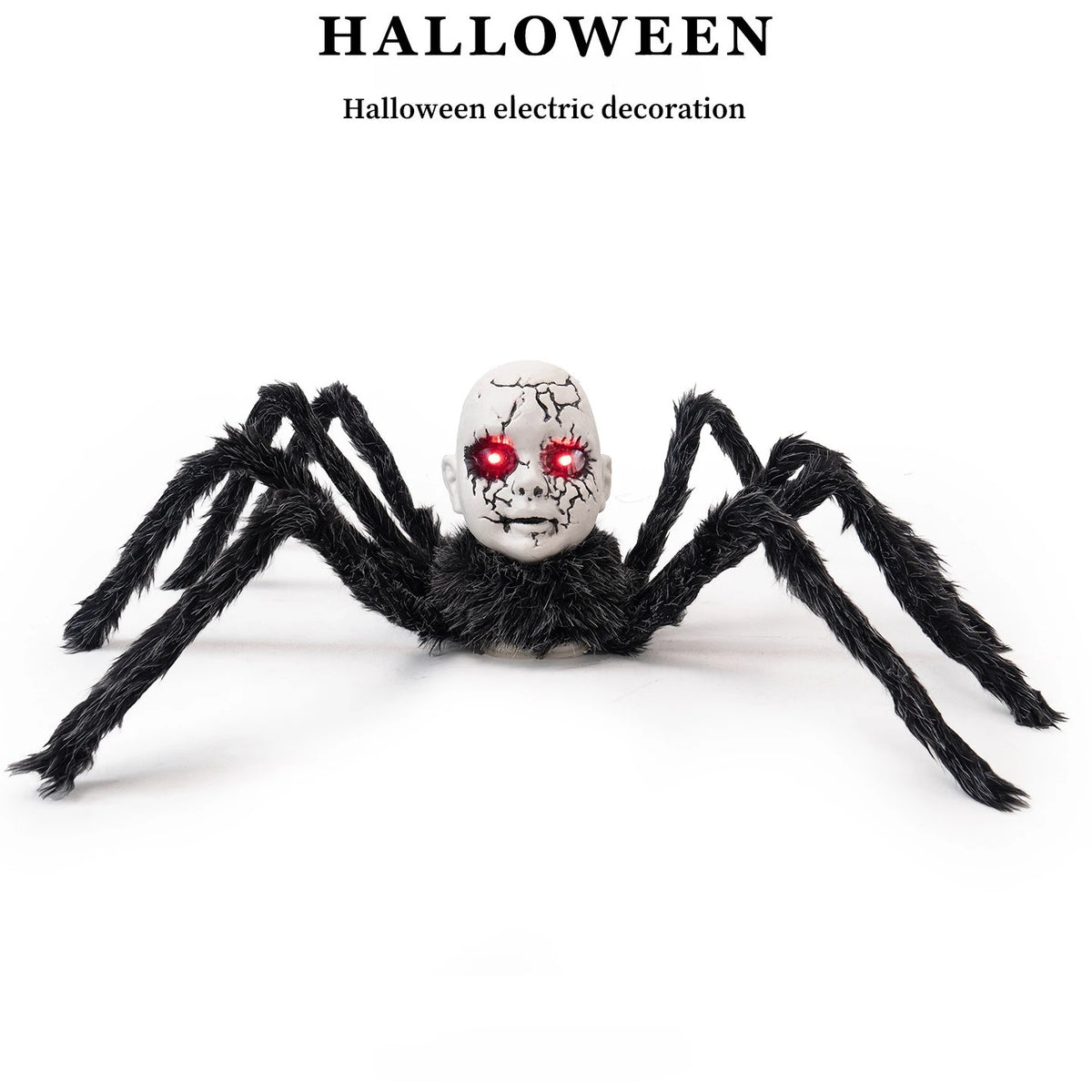 🕷️ Halloween Motion-Activated Spider Doll