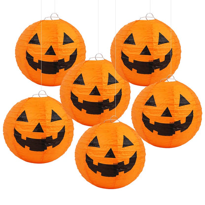 🎃 Halloween Hanging Pumpkin Paper Lanterns