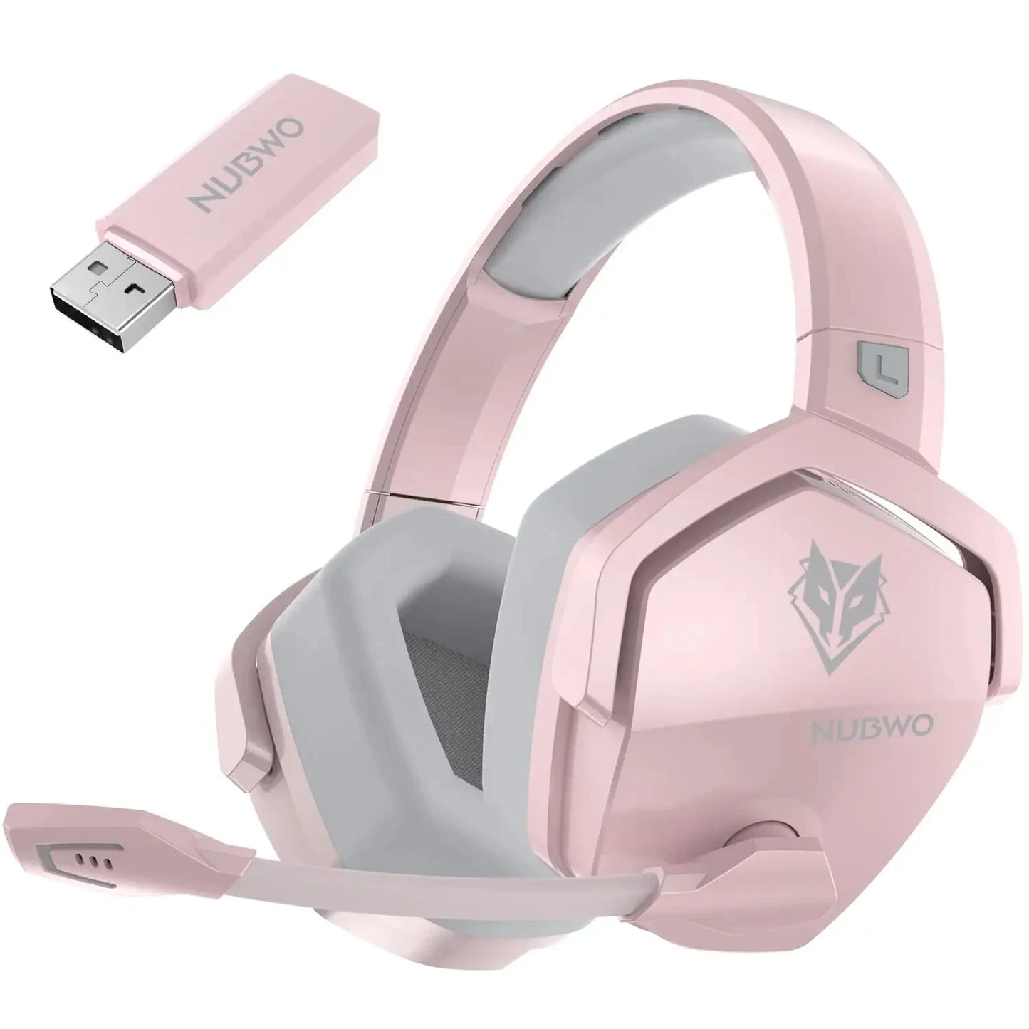 NUBWO G06 Dual Wireless Gaming Headset with Microphone for PS5, PS4, PC, Mobile, Switch. 2.4GHz Bluetooth 5.3 Gaming Headphone