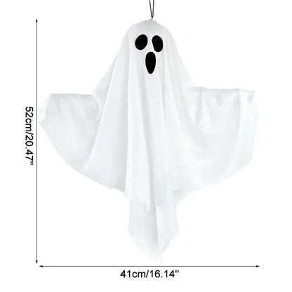 Halloween Party LED Glow Ghost Home Indoor & Outdoor Decoration. Haunted House Bar Hanging Horror Props with Lights