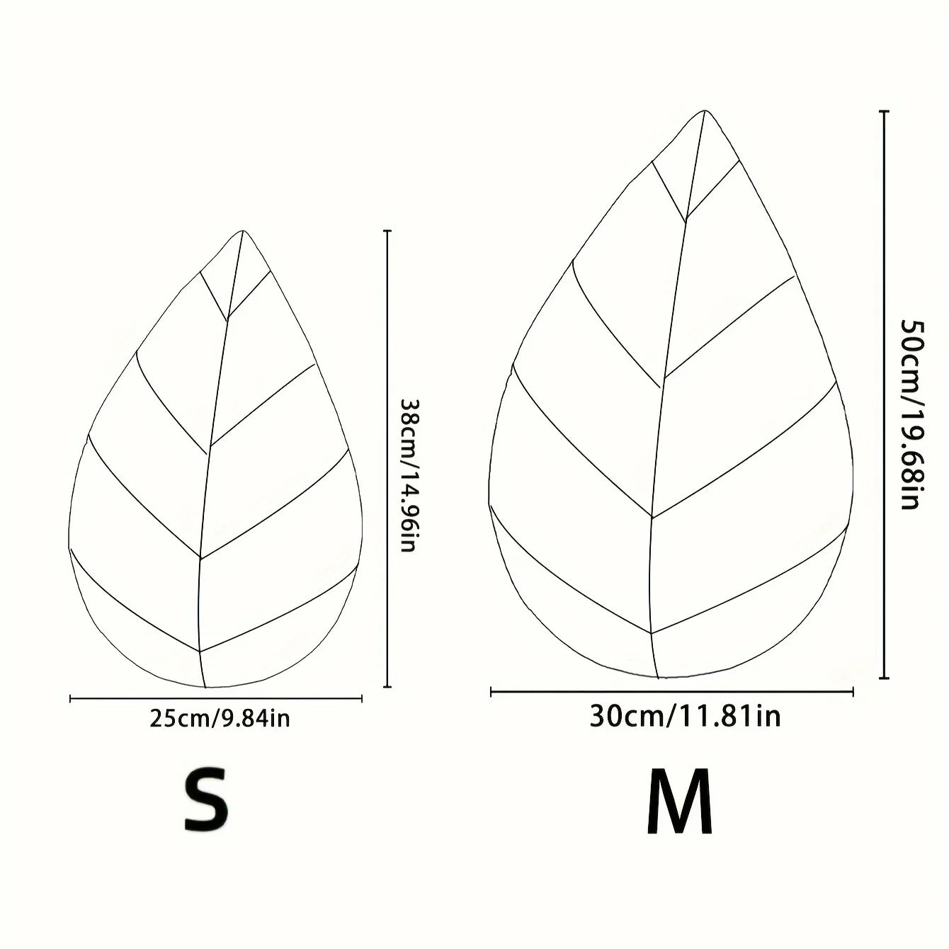 1 piece of leaf-shaped throw pillow, suitable for decorating sofas or using as a cushion in Living or bedrooms.