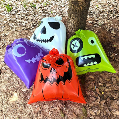 🎃 Halloween Pumpkin Leaf Trash Bags
