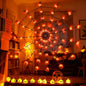🕷️ Halloween Spider Web LED Net Lights