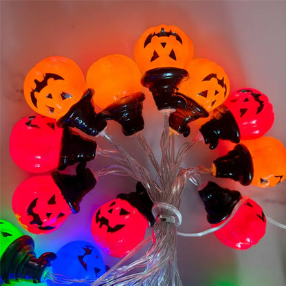 Pumpkin String Lights For Easter, Halloween, Christmas Room Decor RGB String Lights Indoor Lamps Outdoor Decor Lights