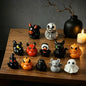 🎃 Halloween Pumpkin Duck Resin Ornaments