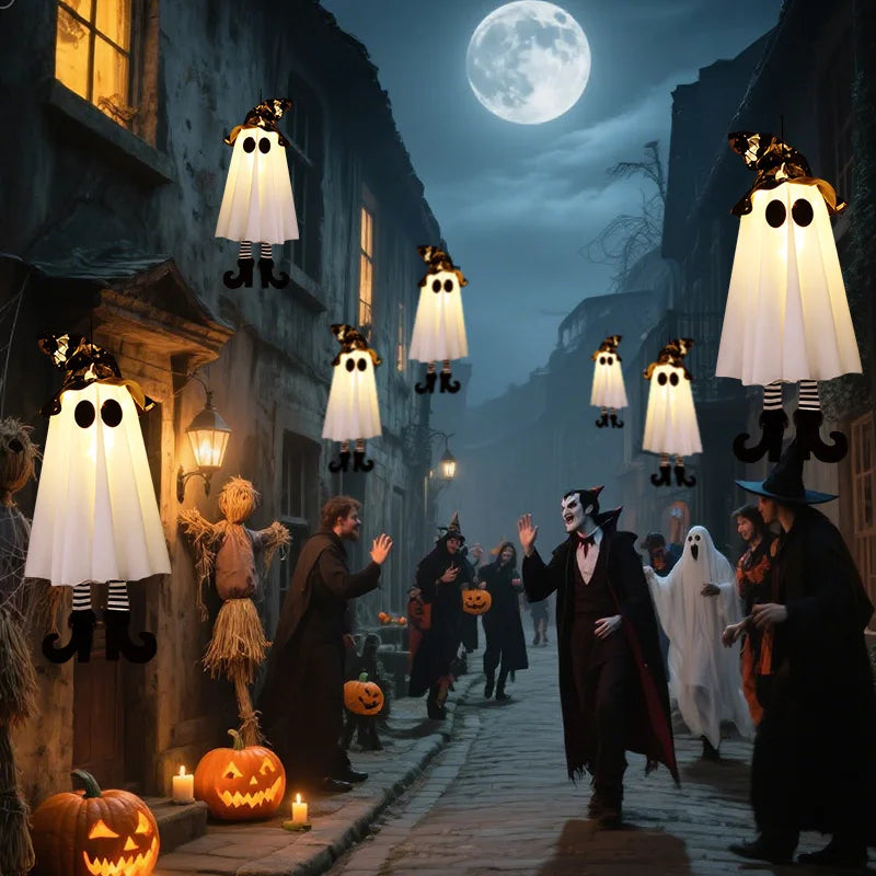 👻 Halloween LED Witch & Ghost Lights