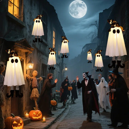 👻 Halloween LED Witch & Ghost Lights