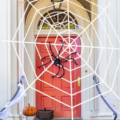 🕷️ Giant Stretchy Spider Web Halloween Decor
