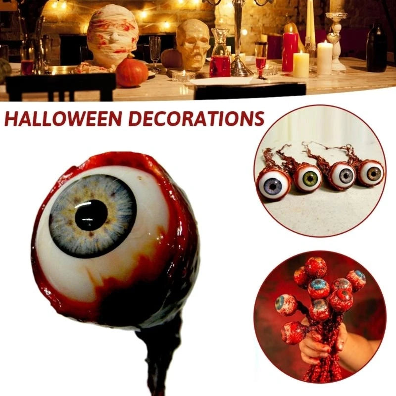 👁️ Bloody Eyeball Halloween Horror Props