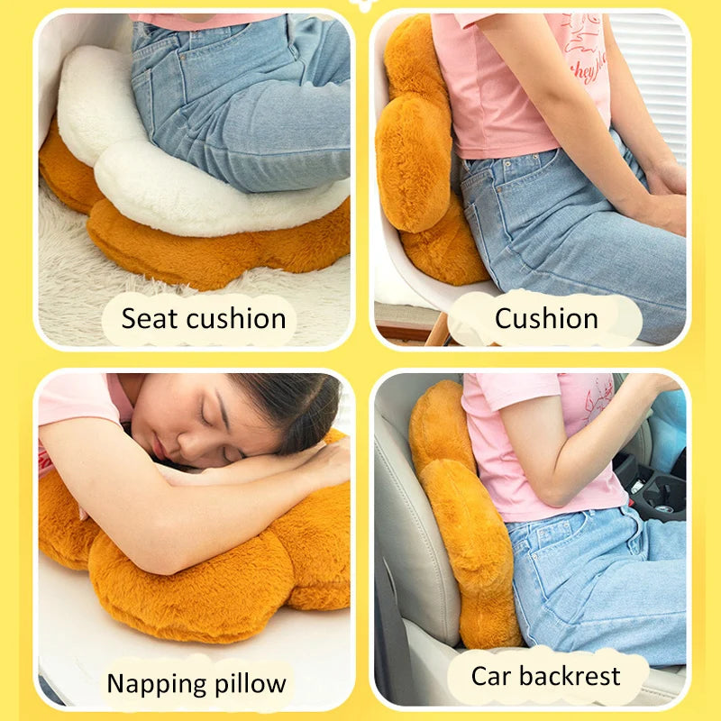 Cushion Flower Circular Shape Pillow