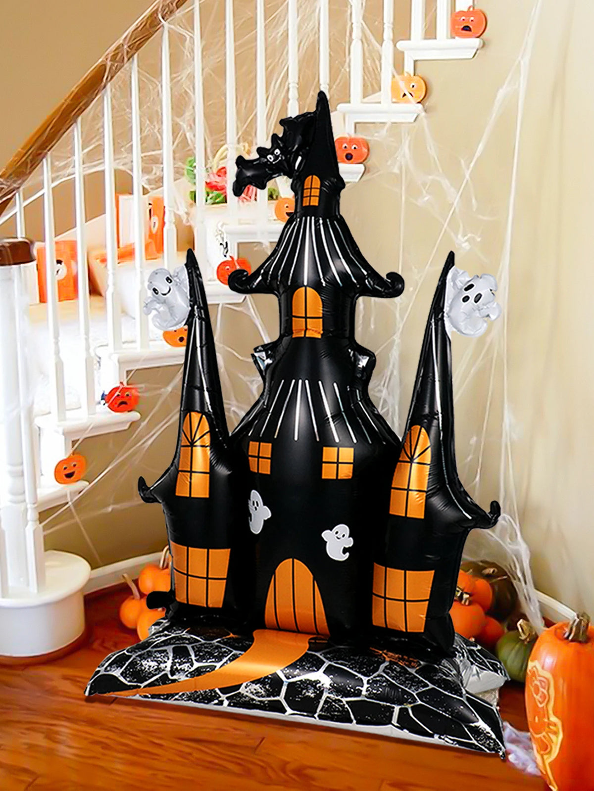 🏰 58-Inch Haunted House Halloween Balloon