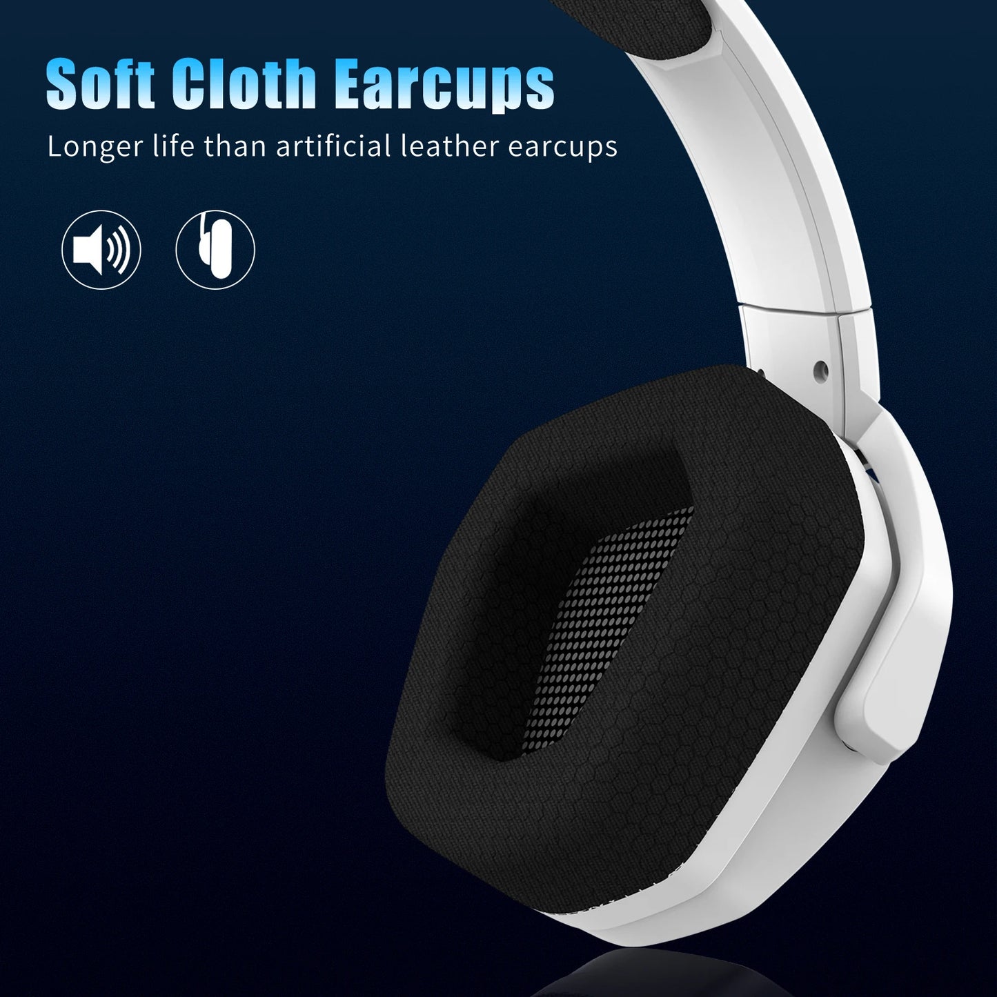 NUBWO G06 Dual Wireless Gaming Headset with Microphone for PS5, PS4, PC, Mobile, Switch. 2.4GHz Bluetooth 5.3 Gaming Headphone
