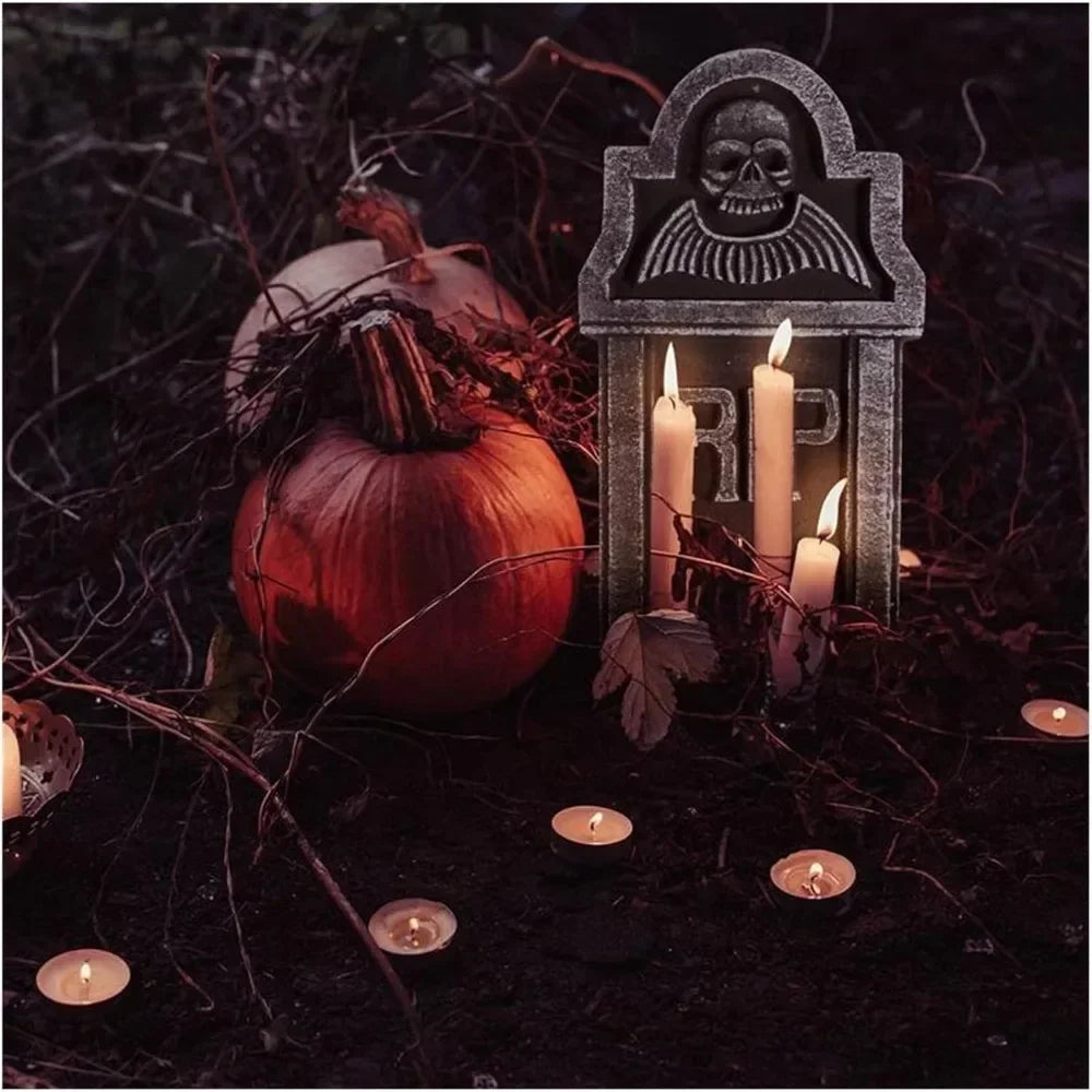 4pcs Halloween Tombstone Decorative Cemetery Foam. Haunted House Graveyard for House Outdoor Party Prank Props