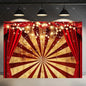 🤡 Scary Circus Halloween Clown Backdrop