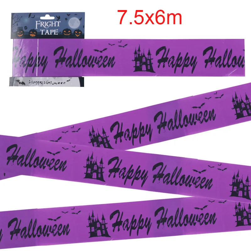 ☠️ Halloween Zombie Caution Tape
