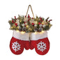 2025 Christmas Garland Creative Glove Shaped Door & Gate Decoration