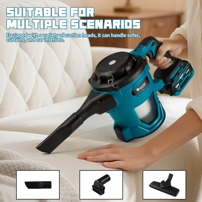 16000pa Cordless Electric Vacuum Cleaner. Dry/Wet Dust Carpet Collector Machine