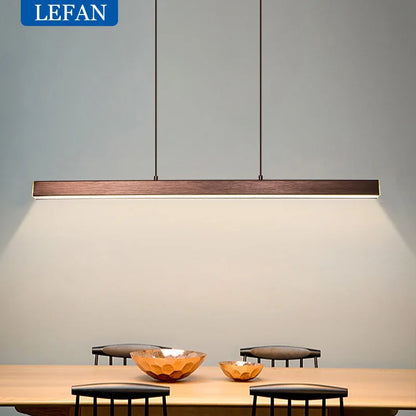 Modern minimalist Nordic chandelier. Creative personality led bar dining table study office lighting indoor lamps