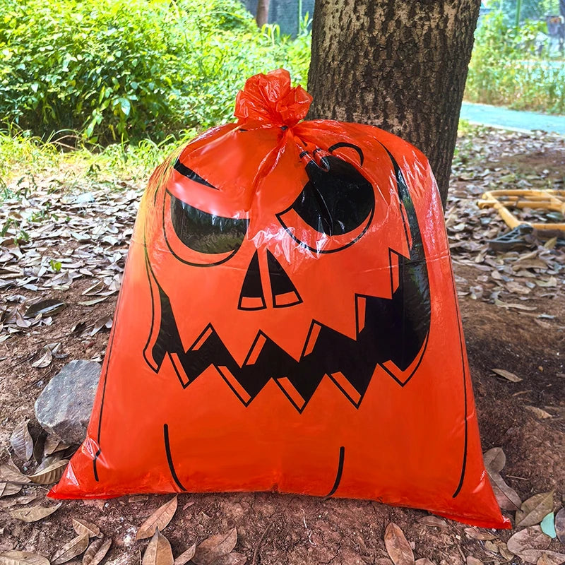 🎃 Halloween Pumpkin Leaf Trash Bags