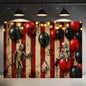 🤡 Scary Circus Halloween Clown Backdrop