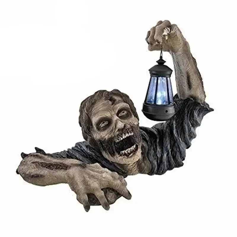 🧟 Crawling Zombie LED Lantern Decor
