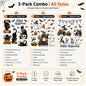 🕷️ Halloween Reusable Window Stickers Set