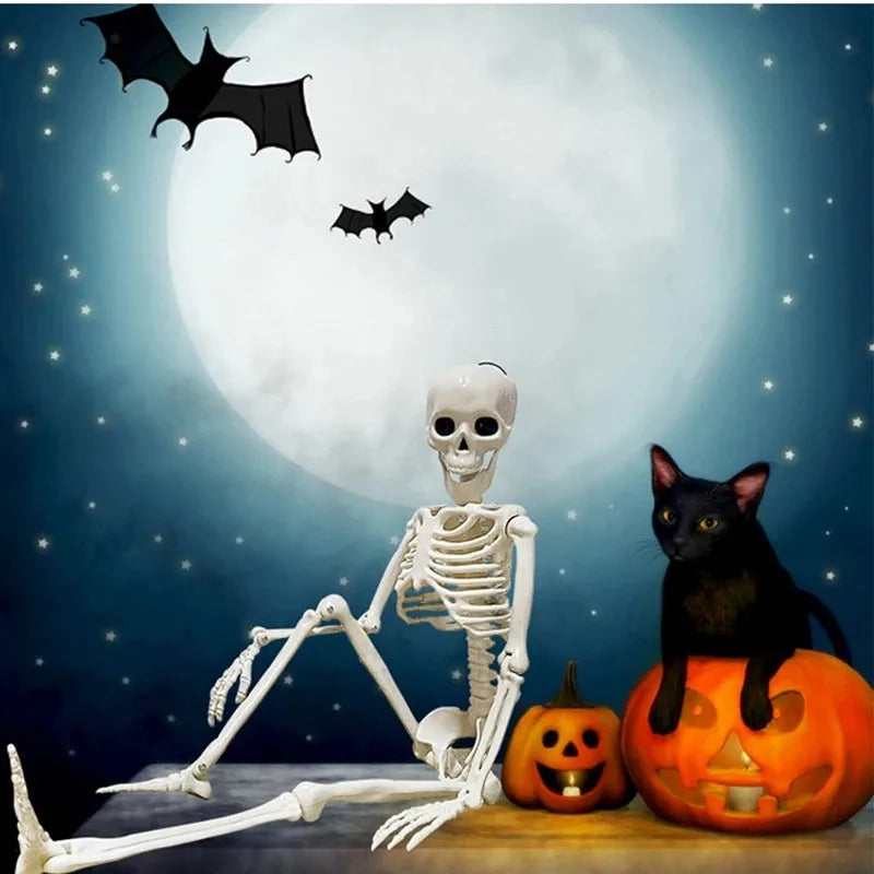 💀 Halloween Skeleton Model – Spooky Haunted House Decor