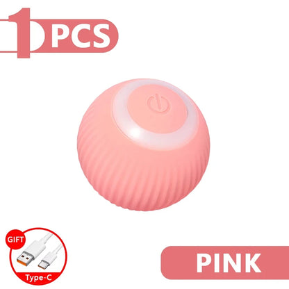 Smart Cat Toy. Interactive Cat Car Toy. Automatic Rolling or Remote Control for Indoor Cat Accessories & Kittens