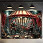 🤡 Scary Circus Halloween Clown Backdrop