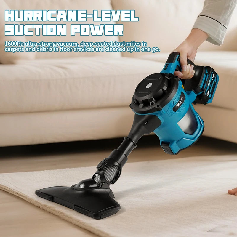 16000pa Cordless Electric Vacuum Cleaner. Dry/Wet Dust Carpet Collector Machine