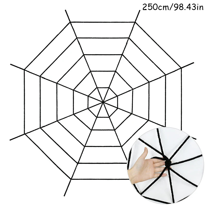🕷️ Giant Stretchy Spider Web Halloween Decor