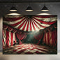 🤡 Scary Circus Halloween Clown Backdrop