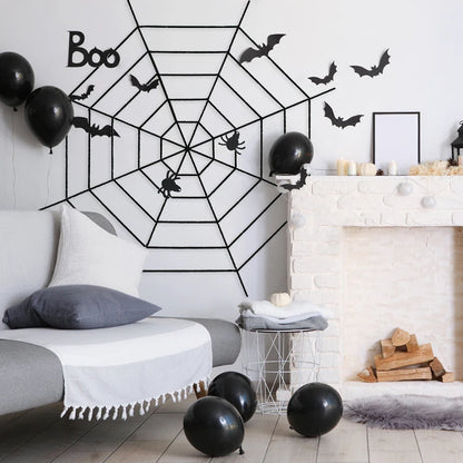 🕷️ Giant Stretchy Spider Web Halloween Decor