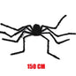 Halloween Big Plush Spider. Horror Halloween Decoration. Party Prop Outdoor Giant Spider Decor 30-200cm Chamber Prank Black Spider