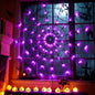 🕷️ Halloween Spider Web LED Net Lights
