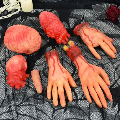 🩸 Bloody Severed Limbs Halloween Props