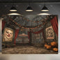 🤡 Scary Circus Halloween Clown Backdrop