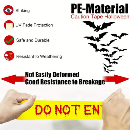 🚧 Halloween DO NOT ENTER Caution Tape
