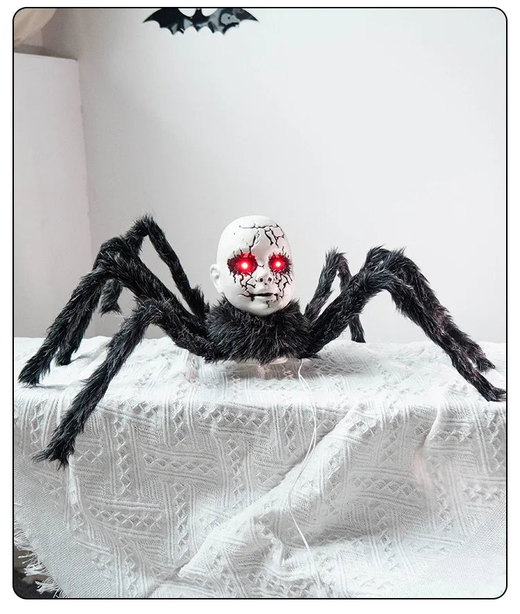 🕷️ Halloween Motion-Activated Spider Doll