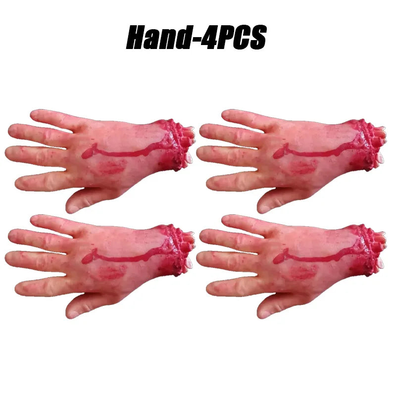 🩸 Bloody Severed Limbs Halloween Props