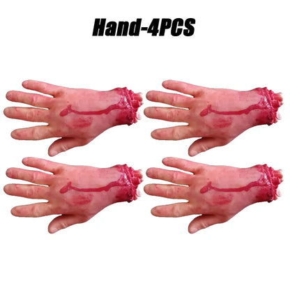 🩸 Bloody Severed Limbs Halloween Props