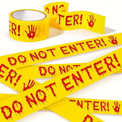 🚧 Halloween DO NOT ENTER Caution Tape