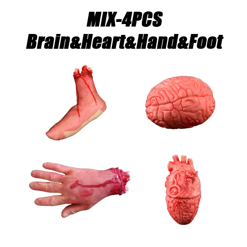 🩸 Bloody Severed Limbs Halloween Props