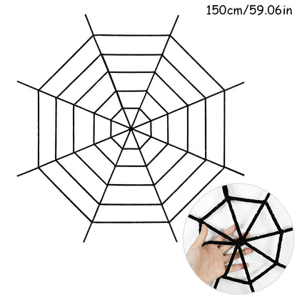 🕷️ Giant Stretchy Spider Web Halloween Decor