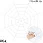 🕷️ Giant Stretchy Spider Web Halloween Decor