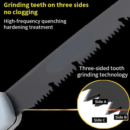 Folding Hand Saw Multifunctional Outdoor Logging Saw, Woodworking Folding Portable Saw For Garden Pruner Gardening Tools