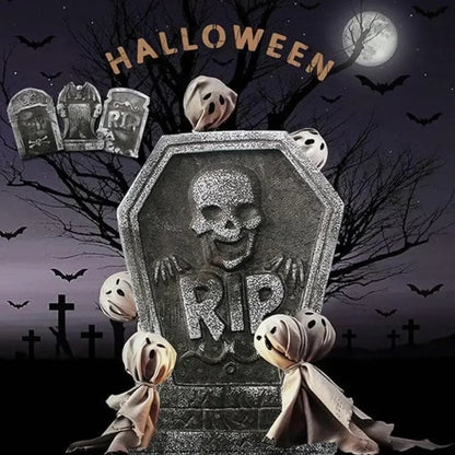 4pcs Halloween Tombstone Decorative Cemetery Foam. Haunted House Graveyard for House Outdoor Party Prank Props